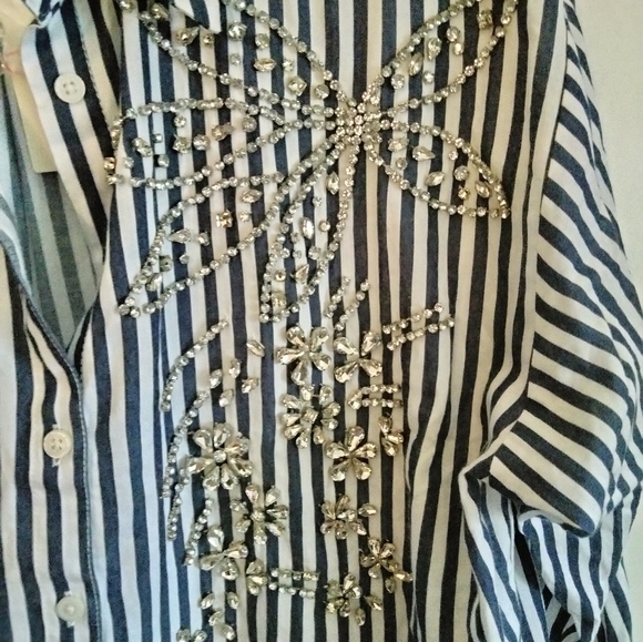 Anthropologie Maeve Bennet button down small - Picture 4 of 9